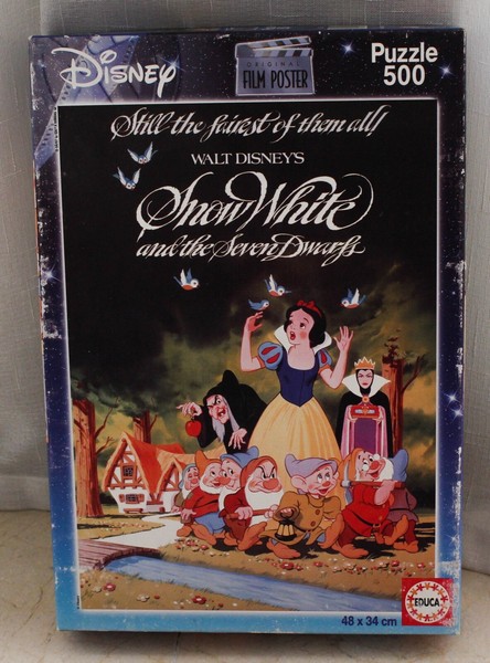 PUZZLE EDUCA 500 DISNEY FILM POSTER BLANCANIEVES Y LOS 7 ENANITOS PUZLE PIEZAS