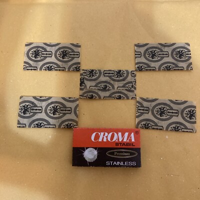 5 Double Edge Razor Blades, Croma Stabil Premium Stainless