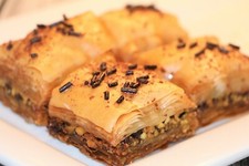 Chocolate Pistachio Baklava, Chocolate Baklav...