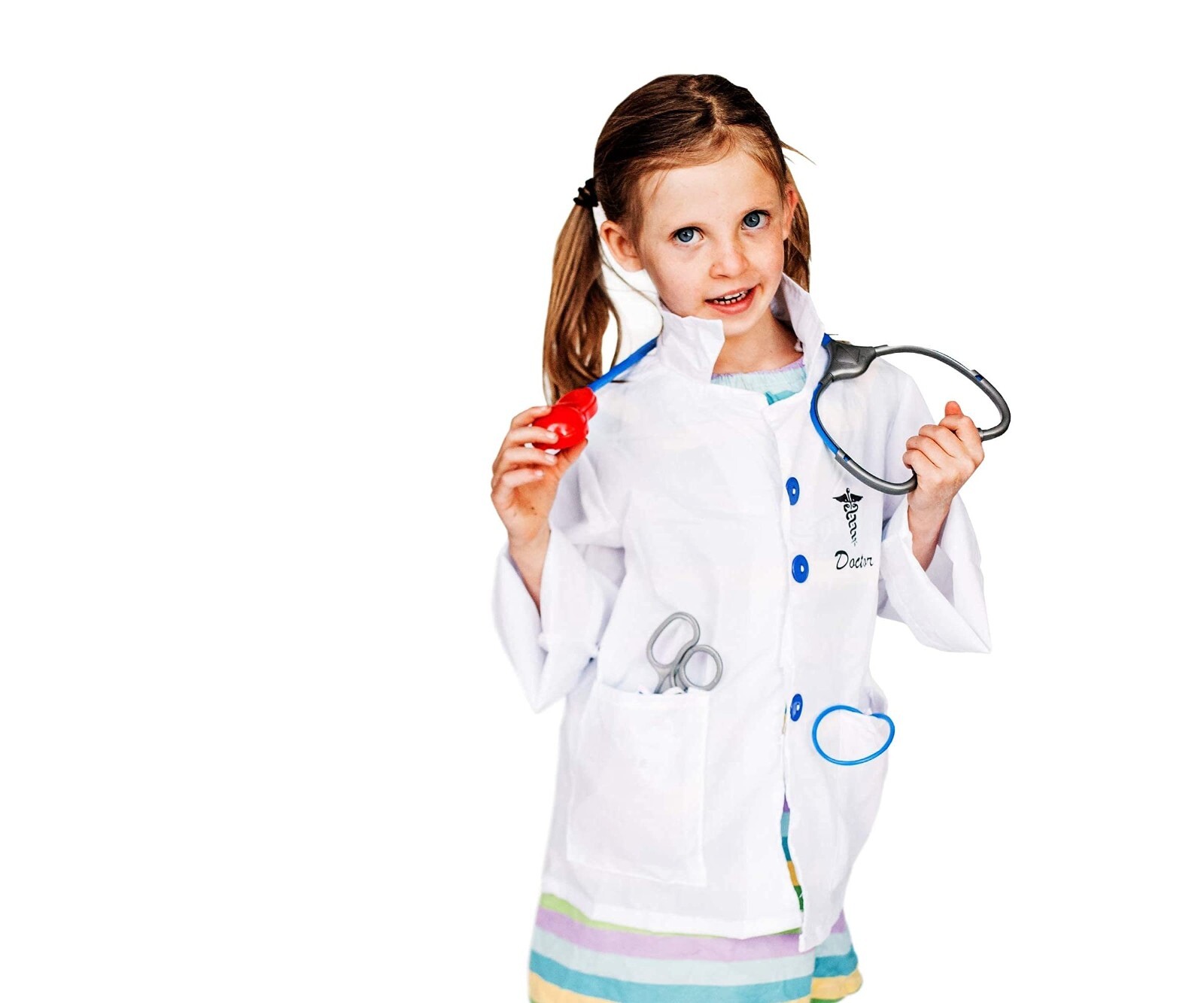 Dress up America Doctor Role Play Costume Set For Kids