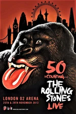 Rolling Stones  Concert Poster 12"x18" FREE SHIPPING