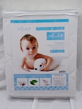 Milliard Crib Mattress protector, Soft Waterproof Cotton Blend is Baby Safe