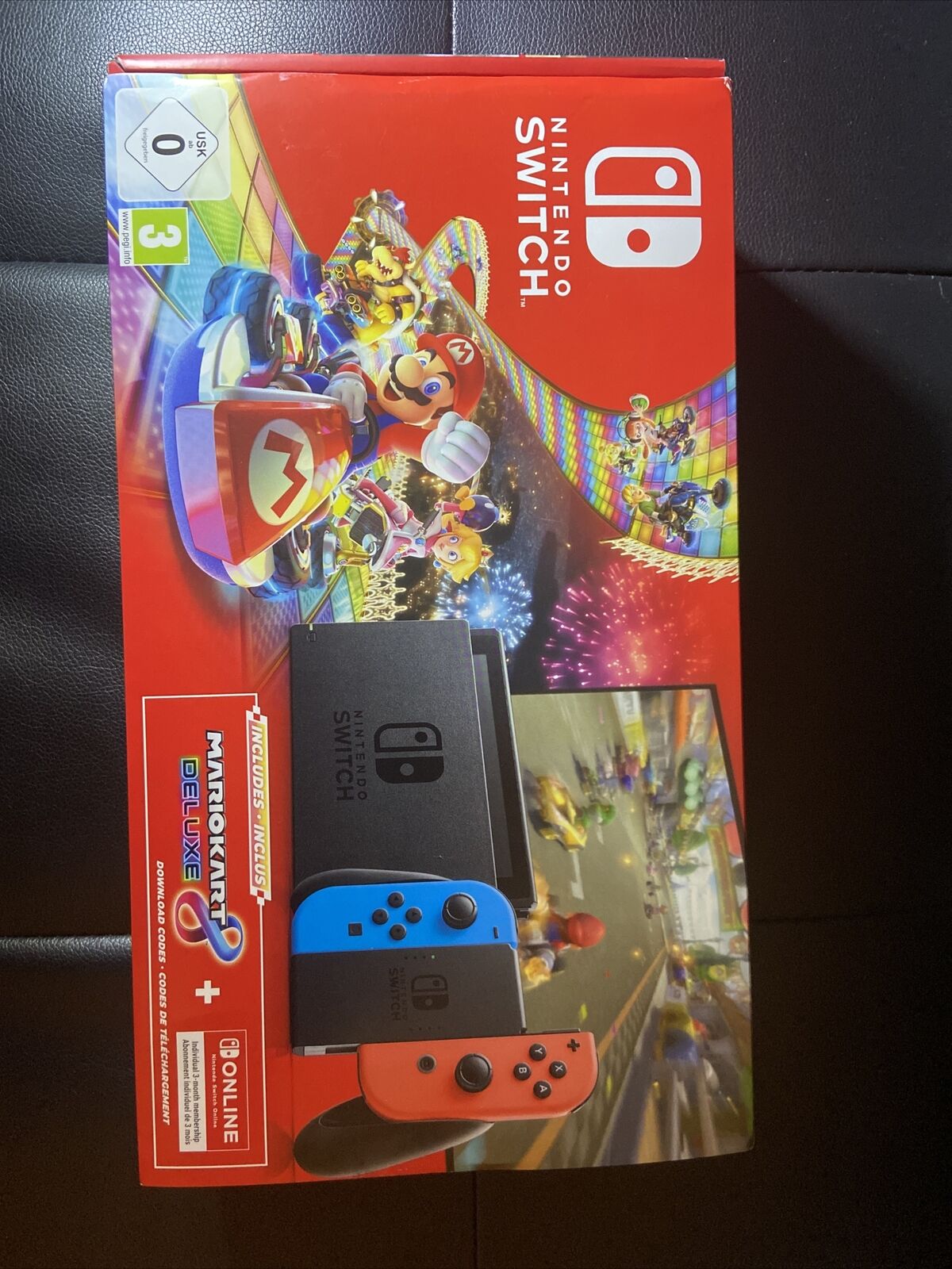 Nintendo Switch Mario Red & Blue Edition + Nintendo Game & Watch Super Mario  Bros. + Super Mario 3D World + Bowser's Fury 