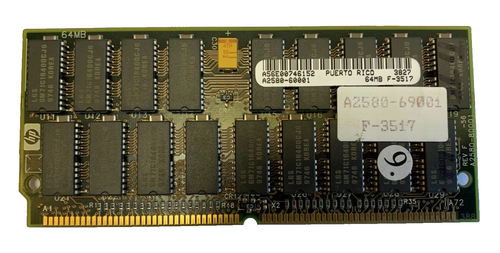 HP A2580-60001 64MB 72-Pin ECC DIMM Memory Module A2580-69001 - 第 1/2 張圖片