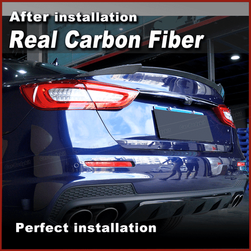 Palerón trasero de carbono spoiler labio spoiler labio para Maserati Quattroporte VI 13-15 - Imagen 2 de 12
