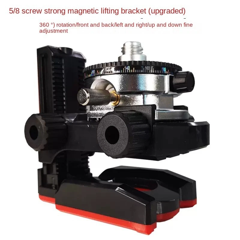 Laser Level Bracket 5/8"360 Degrees Fine Super Strong Magnet Pulls L-bracket