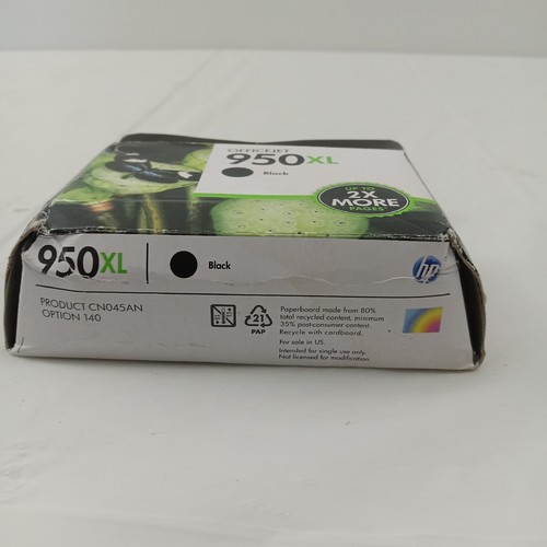HP 950XL CN045AN Black Ink Cartridge Genuine OEM Sealed Box High Yield Printer - Picture 3 of 12