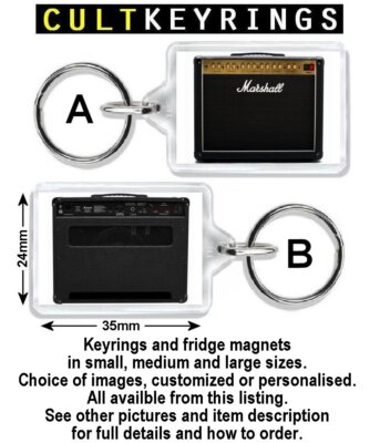 Marshall Verstärker Schlüsselanhänger / Kühlschrankmagnet - Gitarrenverstärker, Marshall Verstärker