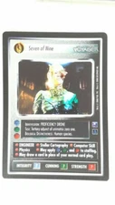 Star Trek CCG 1E Reflections Case Card FOIL Seven of Nine M/NM