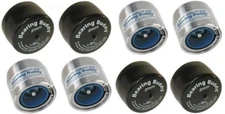(4) 1.980 Boat Trailer Bearing Buddy Stainless Steel w/ Protective Bra (2 Pairs)