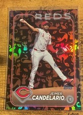 Jeimer Candelario 2024 Topps Update Black Cat Parallel 9/10 #US142