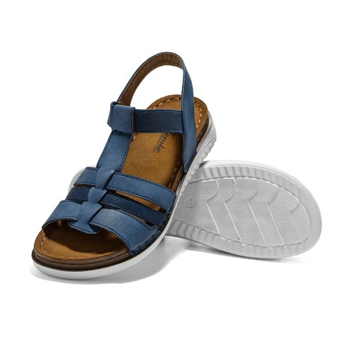 JOMIX Sandali Moda Donna Estive Piatto Sandali Antiscivolo Comode Scarpe - Imagen 4 de 25