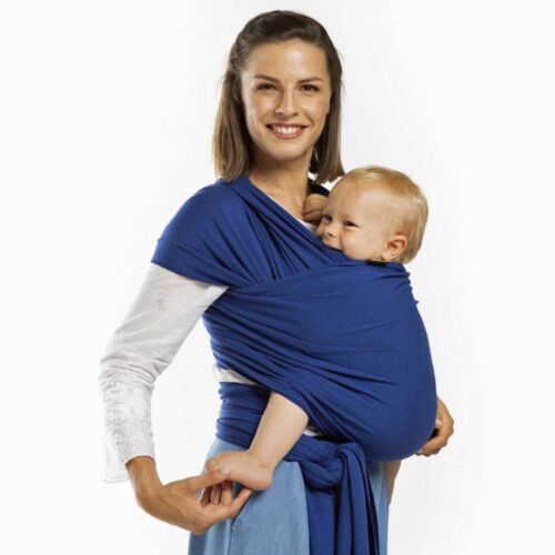 Baby Wrap Carrier Slings Adjustable Baby Carrier Newborn to Toddler Dark Blue