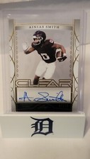 2022 Leaf Trinity Football Ainias Smith CLEAR AUTO 47/75 PHIL.EAGLES/TEXAS A&M
