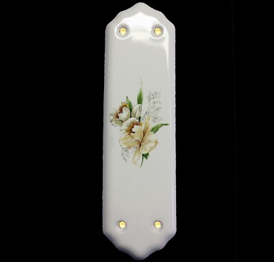 Ceramic Tür-Fingerplatte Kwai Orchid Design (Stück)
