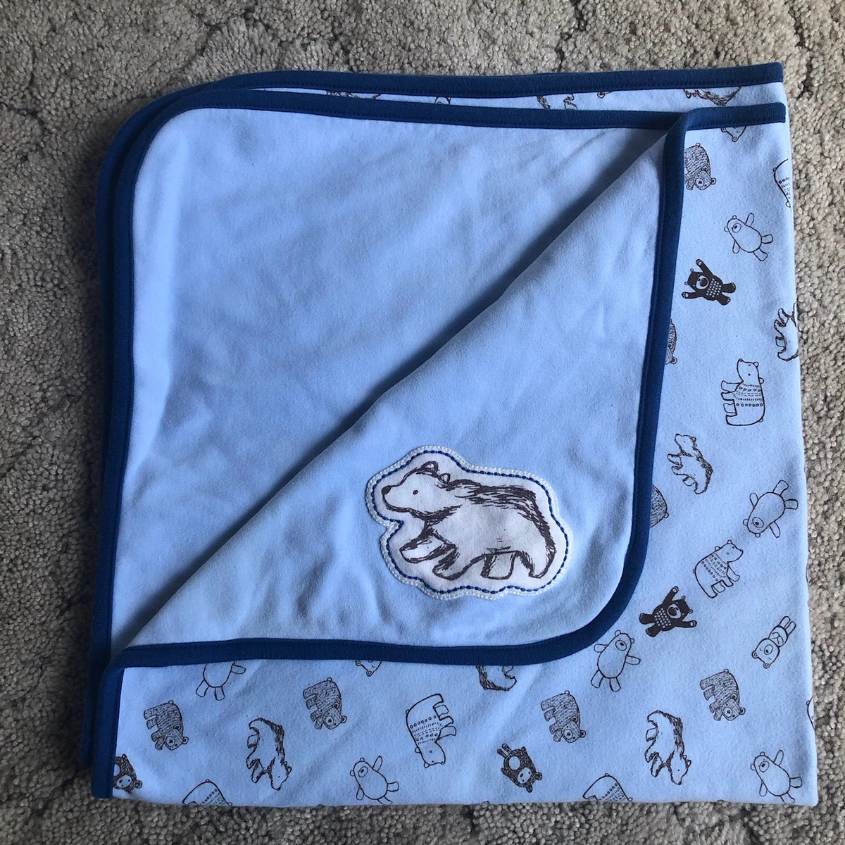 Polar bear baby blanket new arrivals
