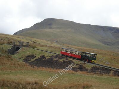 Foto 6x4 Aufsteigen Nant Peris oder Old Llanberis Der frühe Zug zur Summe c2010