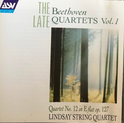Lindsay String Quartet - Beethoven: The Late Quartets Vol.1 VGC LOOK!!!