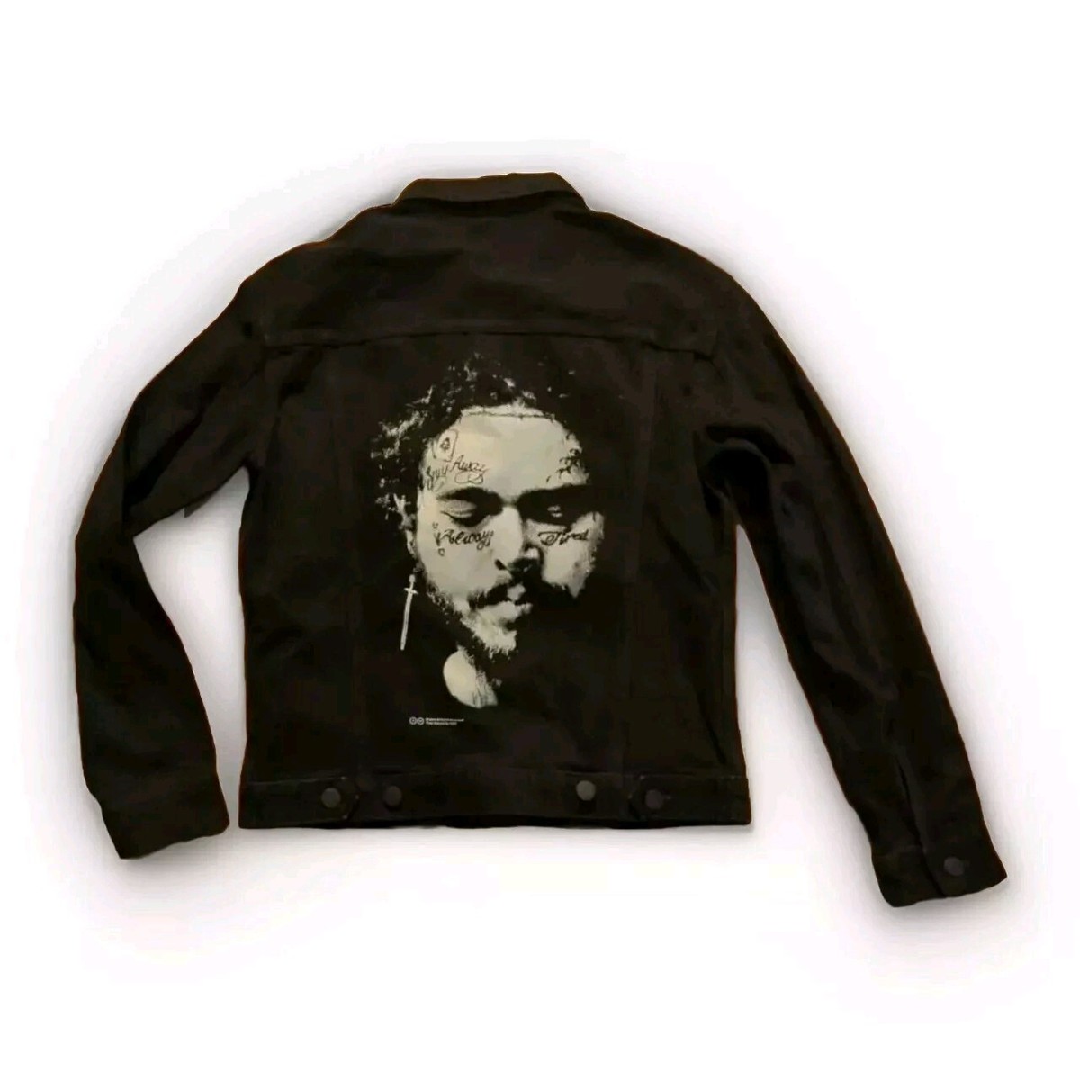 【公式】 デニムジャケット Post Malone H&M エイチアンドエム Post Malone ポスト・マローン コラボ