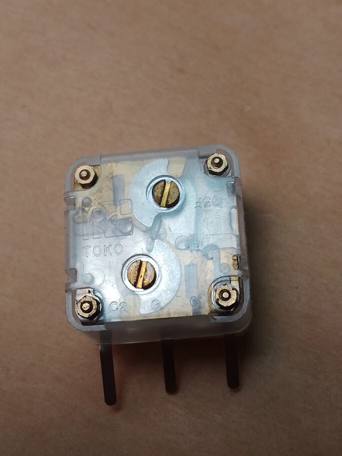VARIABLE CAPACITOR BRAND TOKO JAPAN AM 455 KHZ LOT OF 10