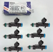 6X Original Bosch OEM Fuel Injectors for 05-10 Chrysler Dodge 2.7L 3.5 3.8 4.0