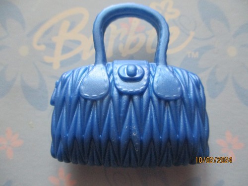 Accessoire Barbie : Sac à Main Turquoise Et Argent - Occasion