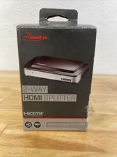 Rocketfish Model RF-G1182  2-Way HDMI Splitter Black