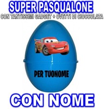 CARS DISNEY SUPER PASQUALONE SORPRESONE UOVO DI PASQUA CONTENITORE MACCHINA