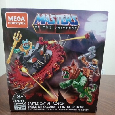 Masters Of The Universe Battle Cat VS. Roton Mega Construx 171 Pcs. New