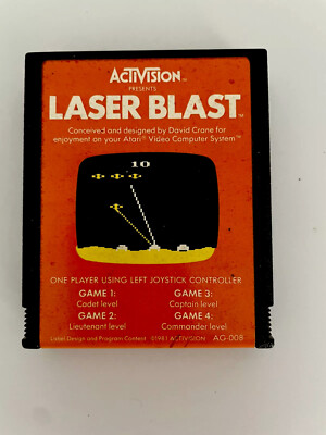 Laser Blast Atari 2600  81 Cartridge Only Untested Original Video Game Vtg Retro