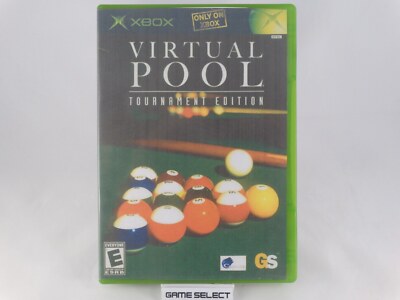 VIRTUAL POOL TOURNAMENT EDITION Xbox Klassiker PAL Edition Mit Handbuch