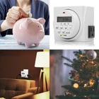 BN-LINK 2Pack 7 Day Heavy Duty Digital Programmable Timer Switch Dual Outlet 15A