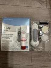 Olay Pro X Microdermabrasion Cleansing System Facial Brush Anti Aging See Desc