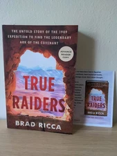 True Raiders by Brad Ricca - 2021 ARC Paperback Real Life Indiana Jones Lost Ark