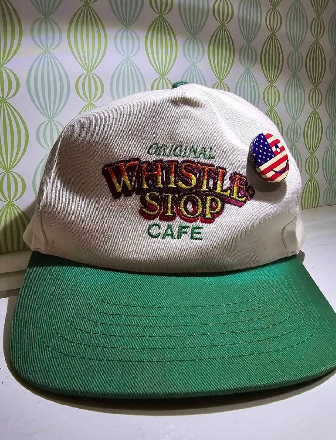 Whistlestop Cafe  Hat Cap Adjustable Snapback Gre… - image 1