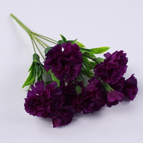 Artificial Carnation Fake Flower Bush Bouquet Home Wedding decor @ - Picture 17 of 31