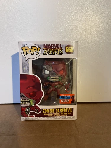 Funko POP Marvel - Zombie Daredevil #666 Convention Exclusive NYCC 2020 w Protec