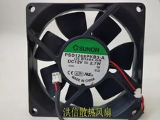 SUNON PSD1208PKB3-A 8020 DC12V 2.7W 8CM 2-Pin Cooling Fan