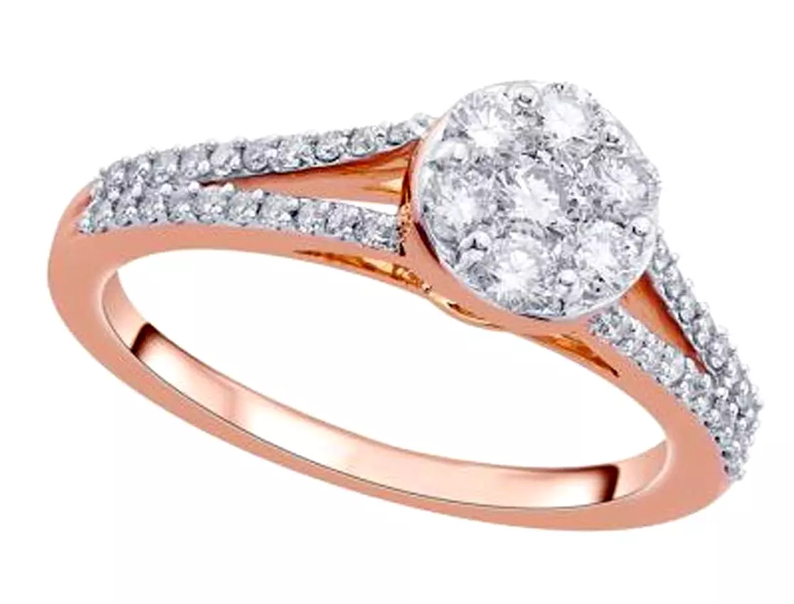 Rose gold purity ring deals
