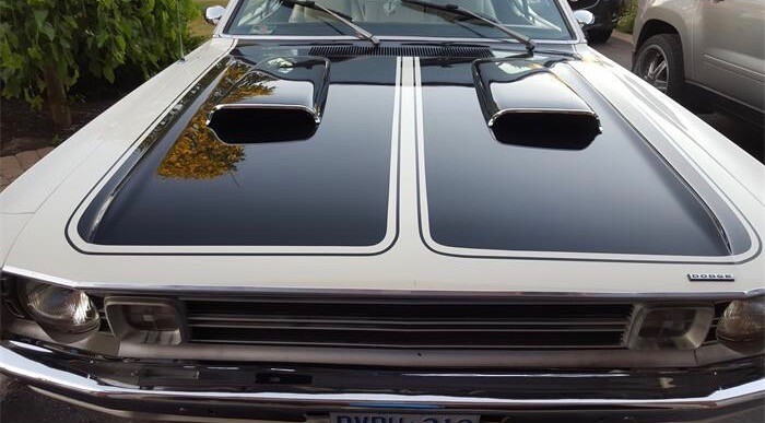 1969-1971 Dodge Dart Demon Hood Scoop Pair | 2949194 1969-1971 Dodge Dart Demon Hood Scoop Pair | 2949194