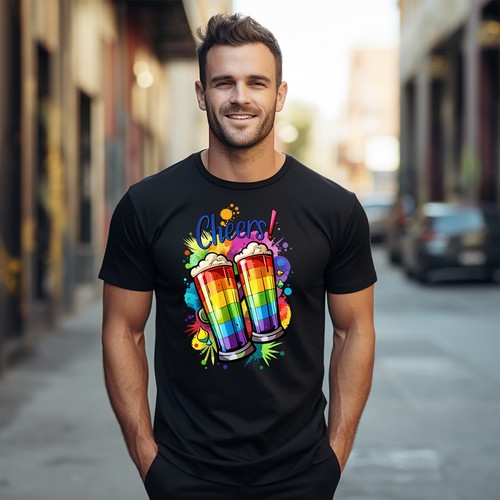 Pride_1 Beer Buddies Unisex T-Shirt - Cheers to Equality! Perfect for Beer Lover - Picture 9 of 46