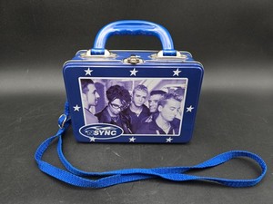 NSYNC Metal Collectible Lunchbox Purse with Strap Boy Band 1999 Y2K