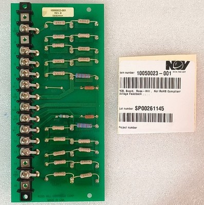 ROSS HILL NOV 10050023-001 REV B VOLTAGE FEEDBACK SCHEM & ASSY