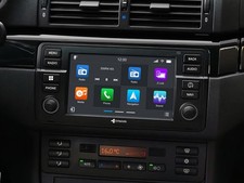Per BMW Serie 3 E46 DAB+ Autoradio Navigazione Bluetooth USB Senza Fili Apple Carplay