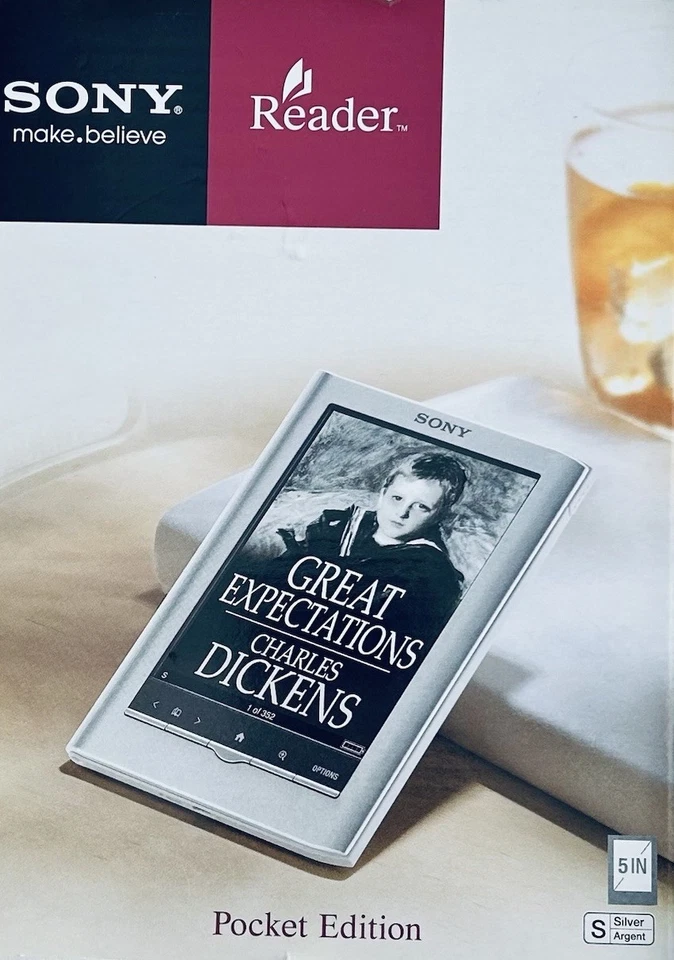 Sony Pocket Edition PRS-350 2 GB, 5 pulgadas - plateado Foto 2 de 4