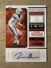 2018 Panini Contenders Draft Picks - QUIN BLANDING RC - Rookie Auto - Virginia