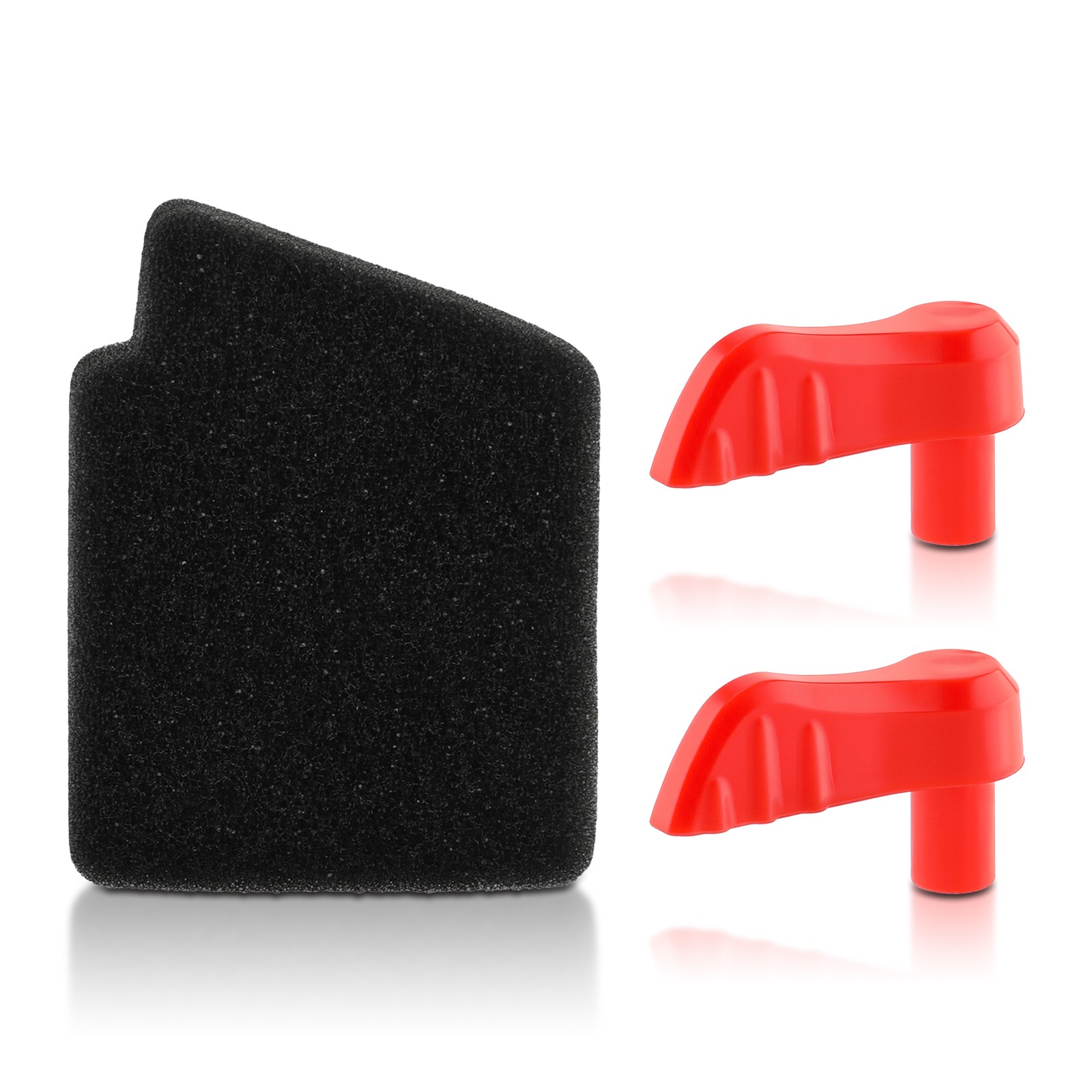 2pcs Carb Choke Lever &Air Filter for Poulan Craftsman VS-2 BVM200FE Leaf Blower