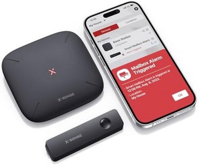 Smart Mailbox Alarm, Wireless Long Range Mailbox Alert, Mailbox Sensor with SBS5