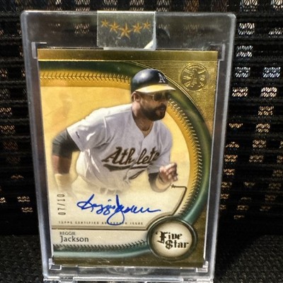 2025 Topps Five Star Reggie Jackson On Card Auto A s 7/10 Encased!   