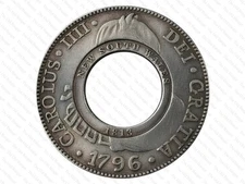 1813 New South Wales 5 Shillings Holey Dollar A Re-Strike Collectors Filler Coin